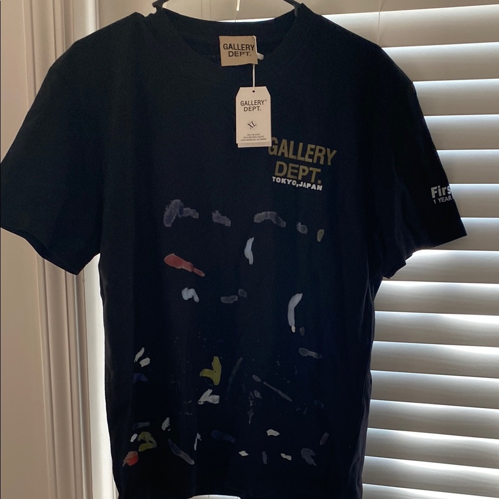 Gallery Dept. Black Graphic T-Shirt